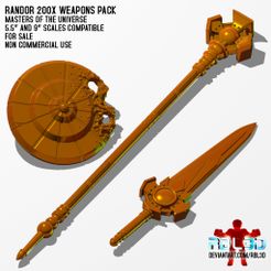 RBL3D_Randor_200x_weapons_0.jpg Fichier OBJ Armes Randor 200X (compatible Motu)・Design à télécharger et à imprimer en 3D