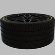 03.-Vossen-HF6-3.4.png Miniature Vossen HF6-3 Rim & Tire