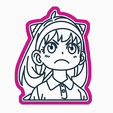 H.png STL file ANYA 5/ COOKIE CUTTER / SPY X FAMILY・3D printer model to download