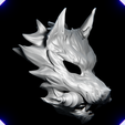 Zv1R-1-2.png Wolf head detailed with scroll kitsune type