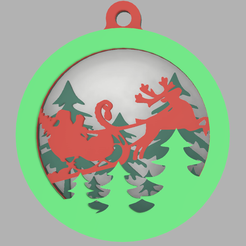 Imagen-1.png HANGING CHRISTMAS ORNAMENT FOREST LANDSCAPE