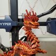 Flexi Print-in-Place Imperial Dragon with 3MF Included!