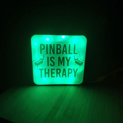 Pinball lamp 3D model