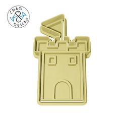 Summer15.jpg STL file Sandcastle - Summer (no 15) - Cookie Cutter - Fondant - Polymer Clay・3D printer model to download