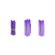 Helmet crests.stl MechWarrior Style Bolt-ons and Accessories for Battletech