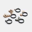 animalrings_dual_set.jpg Animal Ring Collection - Dual extrusion version
