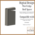 WilmerWoodWorks-Cults3D-Product-Listing-Mini-Fridge-Shelf-Spacer-800-x-800-px.png Emerson Mini Fridge Shelf Lifter v2