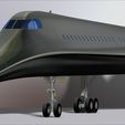 11.jpg Concorde Prototype Aircraft of the Future Model Printing Miniature Assembly File STL for 3D Printing