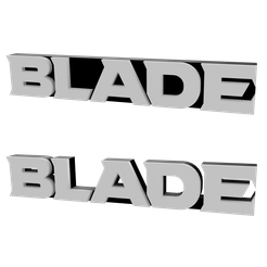 bitmap.png LOGOTIPO/SIGNO 3D MULTICOLOR - Blade (Videojuego) Dos Variaciones