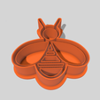 Shapr-Image-2023-04-08-105953.png Bee cutters, bees and honeycomb pattern Cookie cutter, Polymer Clay Cutter, earrings, SET 3 pcs