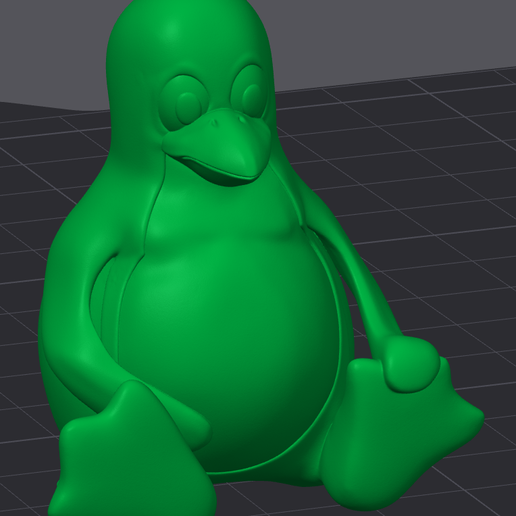 Tux the Linux Penguin: 3D Printable Figure