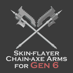 00.png Файл 3D Gen 6 Skin-flayer Рукоять цепного топора・Модель для загрузки и 3D-печати