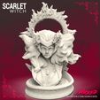 231020 Wicked - Scarlet squared 011.jpg Wicked Marvel Scarlet Witch Bust: STLs ready for printing
