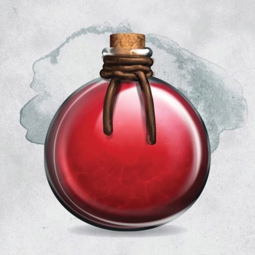 IMG_0858.jpeg D&D 5e Potion of Greater Healing  (with reference tag)