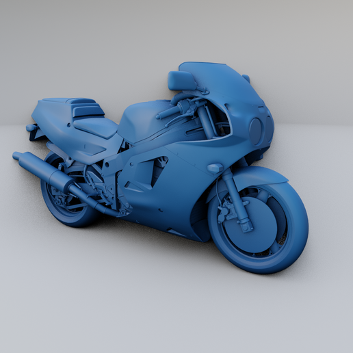 👽 Kawasaki ZXR 400 1989・ STL File for ・Cults
