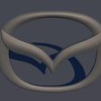 20.jpg Mazda Emblem 3D Print Ready 3D print model