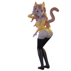 Rend1.png STL file Taiga tiger form.・3D printer model to download