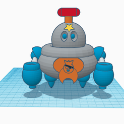 Captura de pantalla 2020-02-24 a las 16.30.38.png OBJ-Datei Tick Brawl Stars kostenlos・Design für 3D-Drucker zum herunterladen