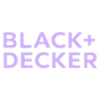 TEXT.stl BLACK & DECKER LOGO