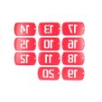 3.jpg Keychain Number Tags 10-20