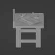 CarpenterTable-05.png Carpenter's Table ( with tools ) 28mm Scale
