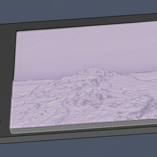 Lithophane Photo Keychain - 3x4 Picture Frame