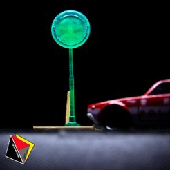 0188_Road_Safety_Mirror_0188_1.jpg STL file Road Safety Mirror Street Diorama's 1/64 Scale・3D printing model to download