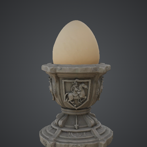 Dragon Egg Pedestal – Ornate Fantasy Altar Display