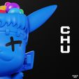 chu.jpg FrankenChu - Halloween Toy Pot