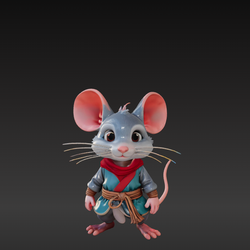Tai-Luan - The Ninja Mouse 3D model