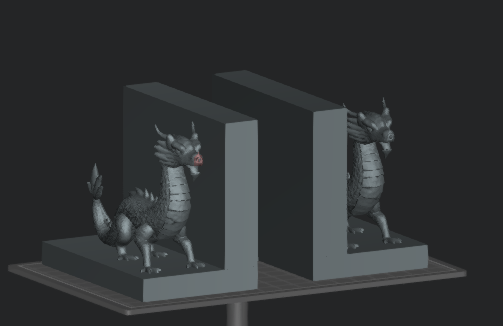 STL file Dragon bookends 🐉 ・3D printer design to download・Cults
