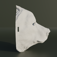 55.png Bear Face Mask - Wild Bear Cosplay 3D print model