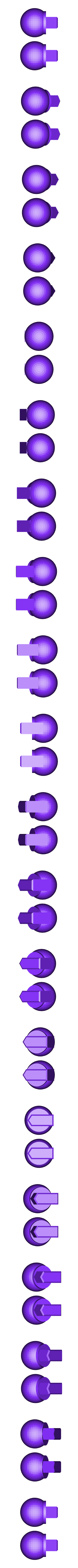 6_Rightleg5_Knee2_Balljoint.stl パワーレンジャー サンダー・メガゾード