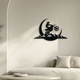 mockup_06.jpg 026 Motocross Rider Mountain Wall Decor Art Laser Cut 3D Print Files