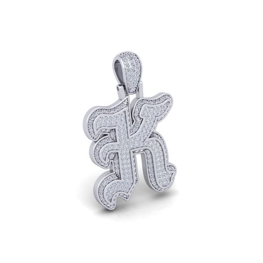 capital latter  K3d Model and Render 3D model