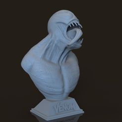 untitled.5.jpg Venom Bust STL