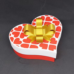 2.png Lockable Heart Box With motif- The official Mechanism By Waikikiprod