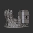 04_mjolnir_zbrush.jpg STL file Pen Holder Mjolnir (Wacom Huion)・Model to download and 3D print