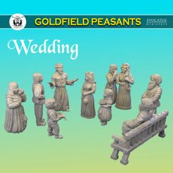 720X720-set-20-wedding.jpg STL file Wedding (Goldfield Peasants)・3D printer design to download