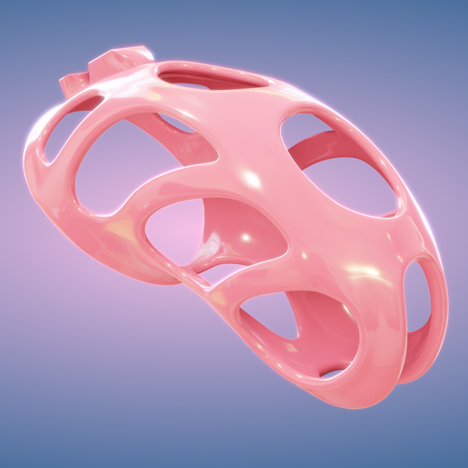 Render-23.png CHASTITY CAGE -- HOLEY EDITION