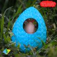 2.jpg 🐰 Detailed Crochet Style Easter Bunny, Eggs, and Flowers 3D Model! 🌼