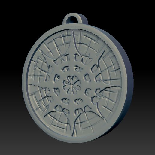 Chaos Pendant 3D model