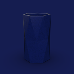 22c073ef-82fa-4aad-87aa-37bd36644c8c.png Free STL file 72. Facet Origami Geometric Planter Pot - V15 - Kryssell・3D printing idea to download