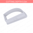 1-3_Of_Pie~1.75in-cookiecutter-only2.png Slice (1∕3) of Pie Cookie Cutter 1.75in / 4.4cm