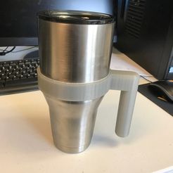 STL file SteadyYeti - Yeti Cup Holder - Desk Mounted 🪑・3D printable design  to download・Cults