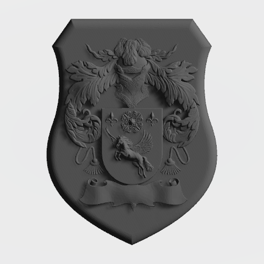 coats of arms 3D model