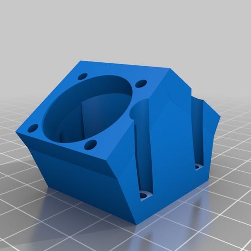 Cooling Fan duct for Monoprice Maker Select v2 i3 3D model
