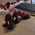 Niedlicher Flexi Print-in-Place Fuchs