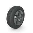 1.png Ford Wheel Rim + Tyre