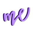 me.stl YOU + ME SIGN WALL ART 2D